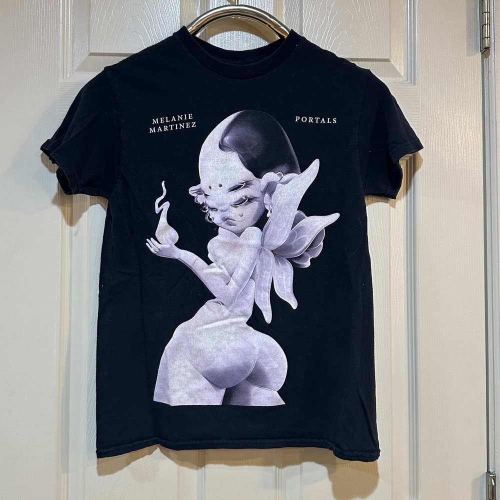 Melanie Martinez Portals‎ Graphic T-Shirt Black Cotton Concert Merch Size Medium